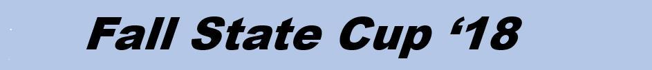 2018 Fall Nebraska State Cup banner